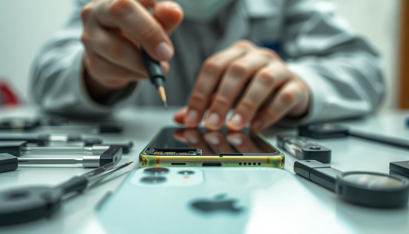 Repair Your iPhone 12 Green / White Display in Nepal