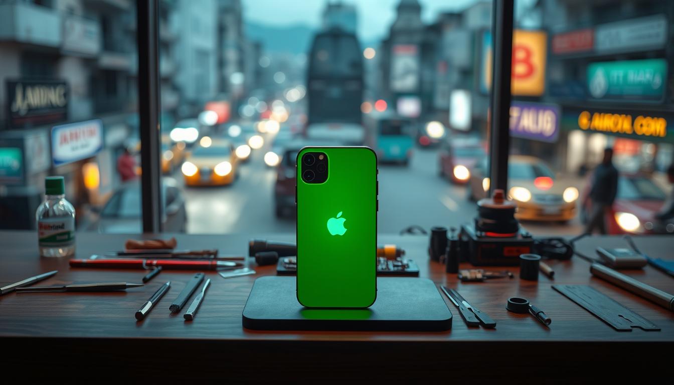 iPhone 14 Green Screen Repair In Kathmandu Nepal